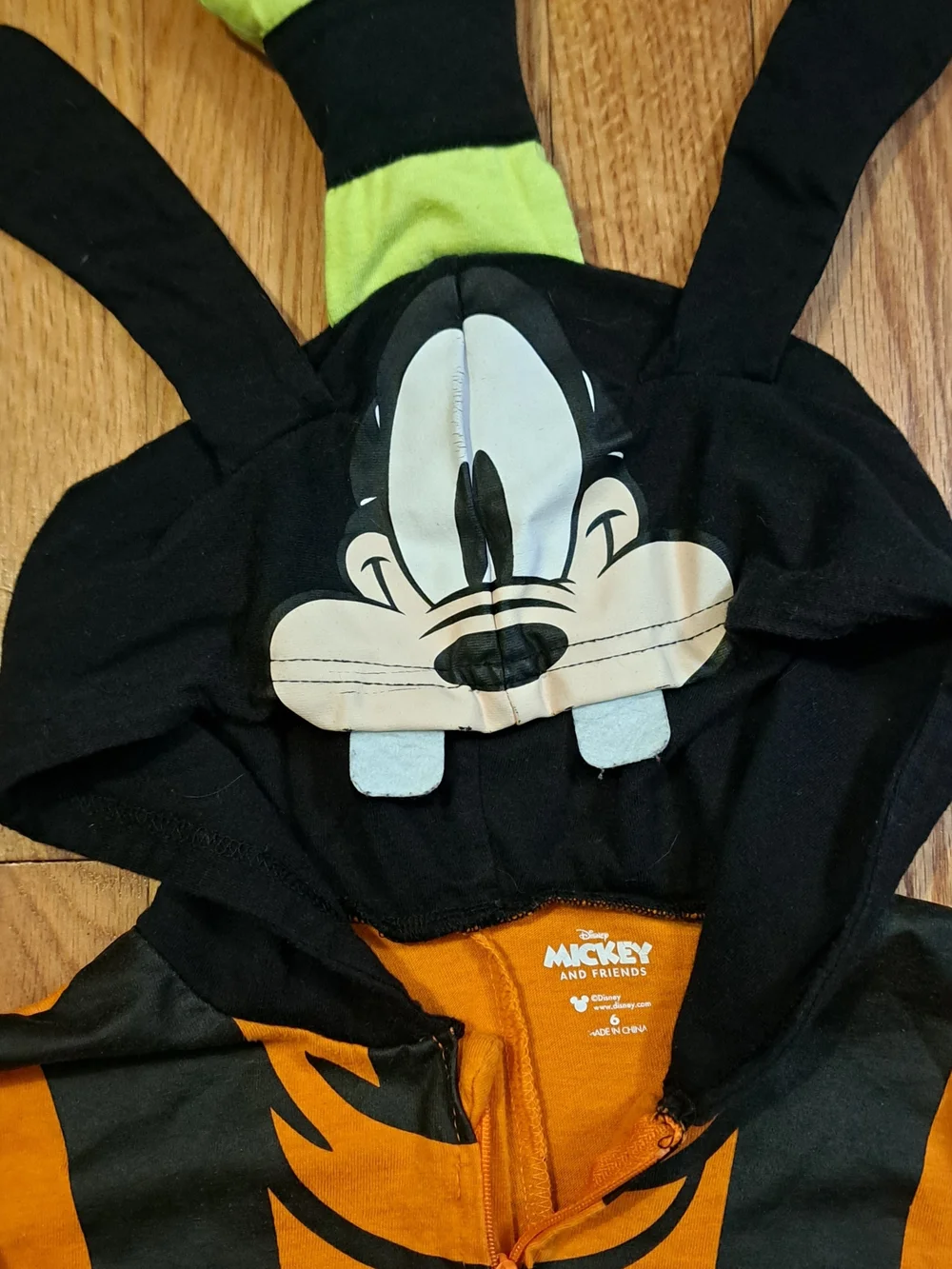 Disney Goofy Hooded Kids Coverall Onesie Cosplay Costume Zip Up Unisex 6